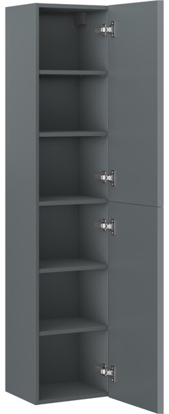 Mexen Orio, koupelnový podstavec 35 cm, 2 dvířka, matný grafit - 91A11-03016-2-BF66