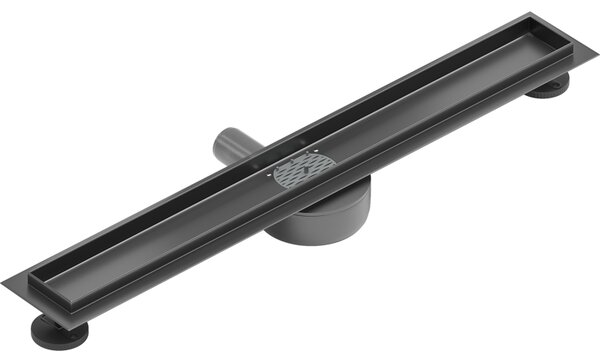Mexen Flat 360° skříň pro liniový odtok otočný 60 cm, gun gray kartáčovaný - 1E40060