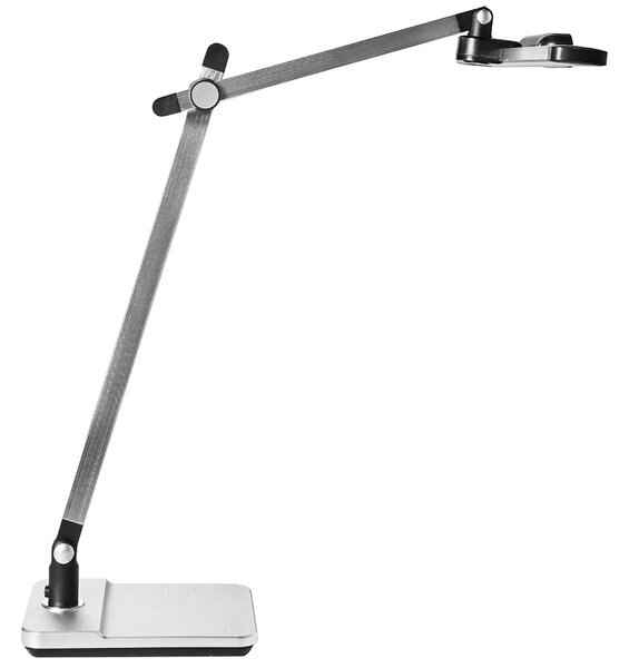 LED stolní lampa SERPENS se stmívačem Stříbrná