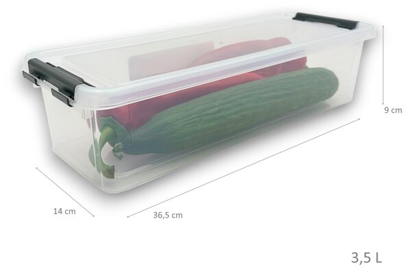 Orion Úložný box, organizér, do lednice (3,5l) FRESH - 36,5 x 14 x 9 cm