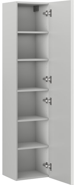 Mexen Rivel, koupelnový podstavec 35 cm, 1 dvířka, s drážkami, matná šedá, 91A21-03016-1-BF62