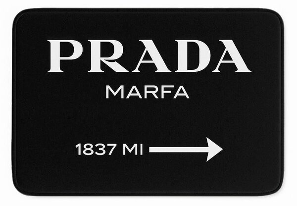 Černé sametové koupelnové předložky v sadě 2 ks 60x100 cm Prada – Mila Home