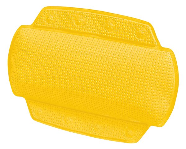 Spirella polštář do vany ALASKA, žlutá, PVC, 32 x 23 cm
