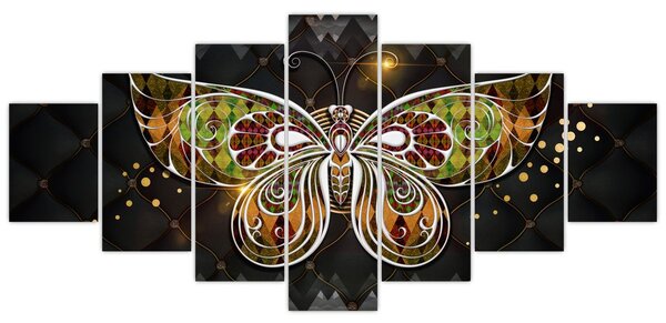 Obraz - Kouzelný motýl (210x100 cm)