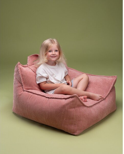 Růžový manšestrový dětský sedací vak Chair – Wigiwama