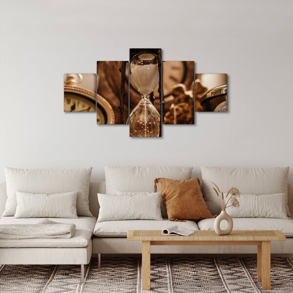 Obraz - přesýpací hodiny (125x70 cm)