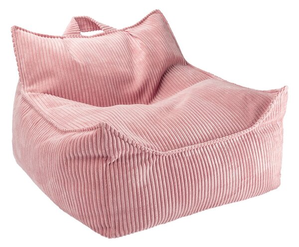 Růžový manšestrový dětský sedací vak Chair – Wigiwama