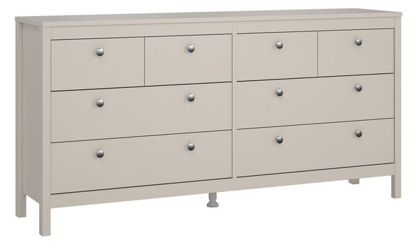 Šedobéžová komoda 159x80x38 cm Madrid – Tvilum