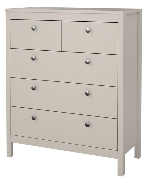 Šedobéžová komoda 82x99x38 cm Madrid – Tvilum