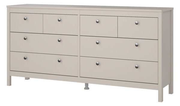 Šedobéžová komoda 159x80x38 cm Madrid – Tvilum