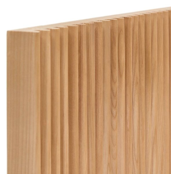 Dubové čelo k posteli Kave Home Beyla 160 cm