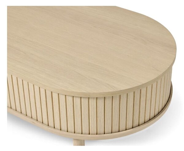 Konferenční stolek v dekoru dubu v přírodní barvě 60x120 cm Meta – Unique Furniture