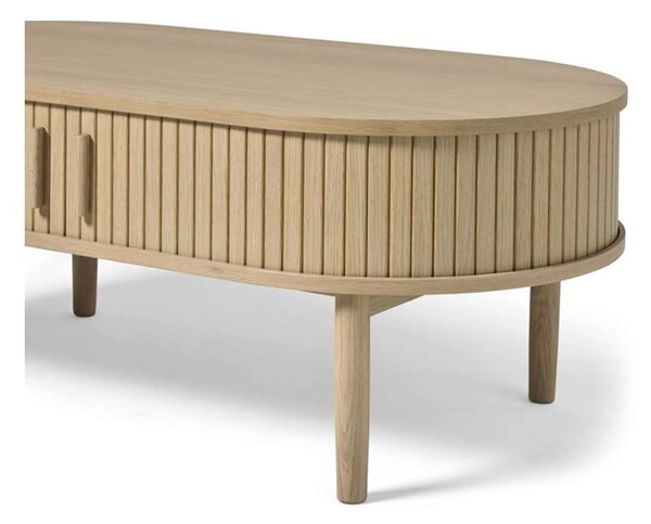 Konferenční stolek v dekoru dubu v přírodní barvě 60x120 cm Meta – Unique Furniture