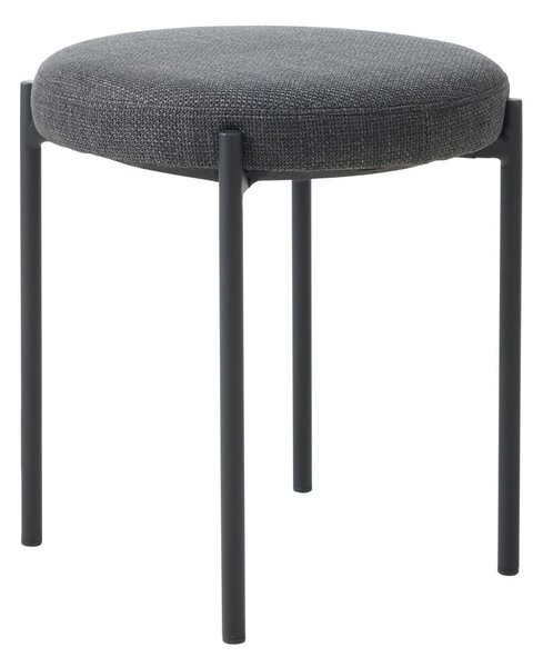 Tmavě šedá kovová stolička Pelican – Unique Furniture