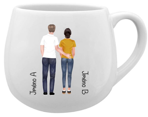 Personalizovaný keramický hrníček s párem