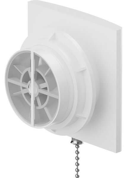 Mexen EXS, koupelnový ventilátor se snímačem pohybu, časovačem a lanovým spínačem, průměr 100mm, bílá, W9604-100K-00