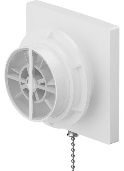 Mexen DXS, koupelnový ventilátor se snímačem pohybu, časovačem a lanovým spínačem, průměr 100mm, bílá, W9603-100K-00
