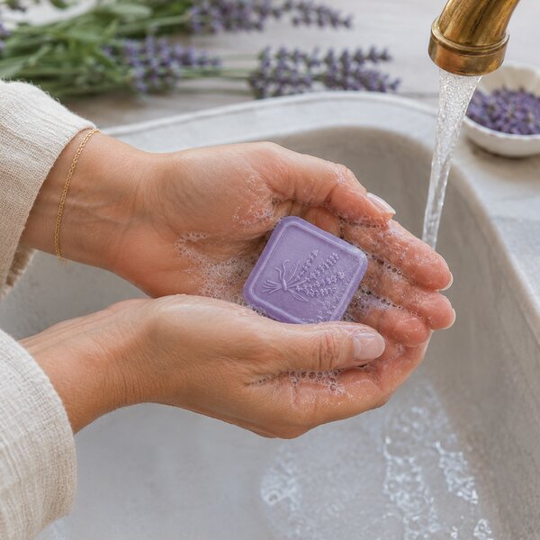 Esprit Provence Levandule a chatka v polích