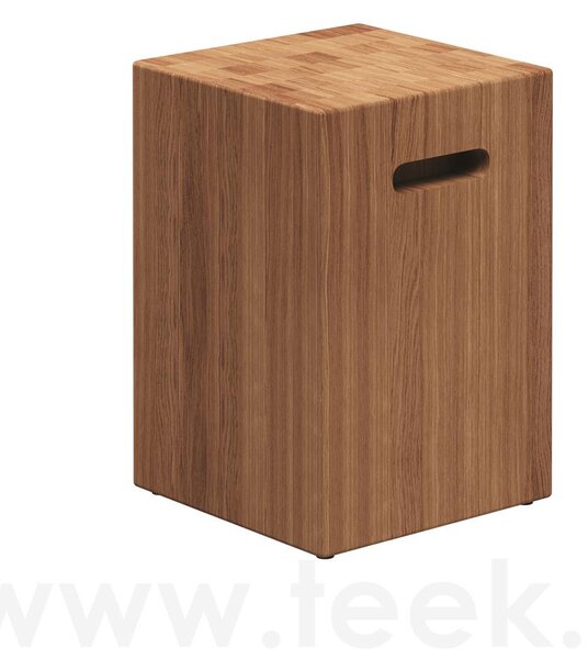Gloster Teakový odkládací stolek Block, Gloster, 31,5x31,5x46 cm