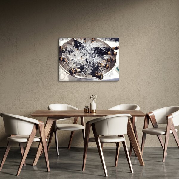 Obraz - šampaňské v ledu (70x50 cm)