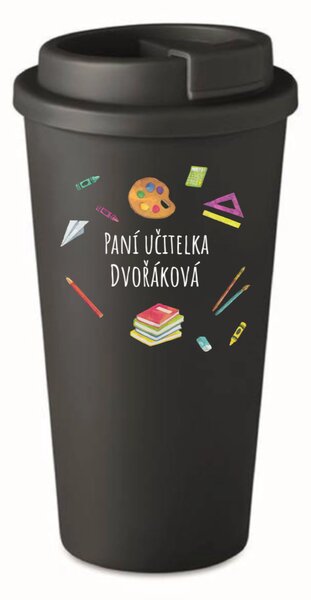 Personalizovaný cestovní termohrnek pro paní učitelku/pana učitele (pomůcky)