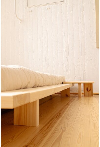 Hnědý noční stolek z borovicového dřeva Japan – Karup Design