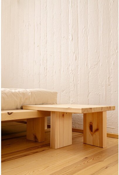 Hnědý noční stolek z borovicového dřeva Japan – Karup Design