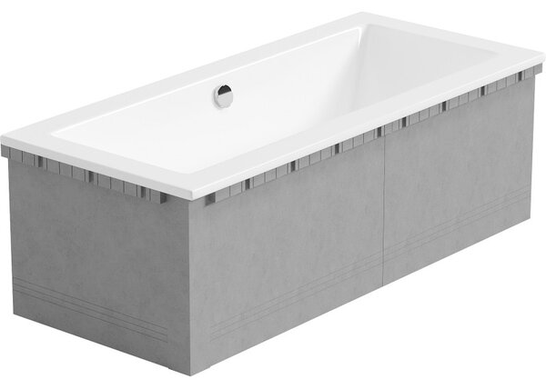 Mexen X-ST, polystyrenový plášť na obdélníkovou vanu 120-150 x 70-90 cm, bílá, 55020-00
