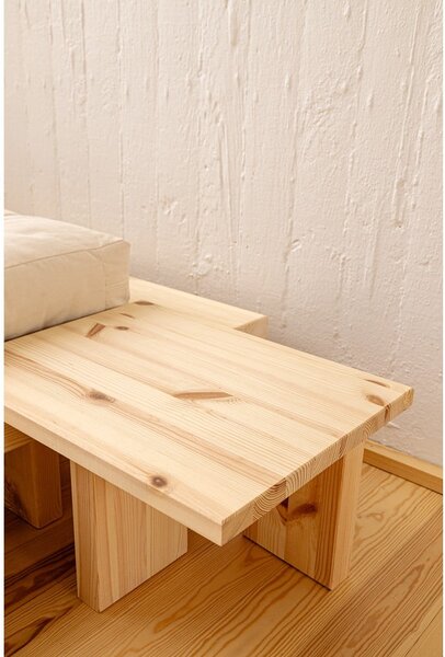 Hnědý noční stolek z borovicového dřeva Japan – Karup Design