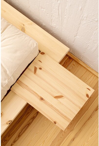 Hnědý noční stolek z borovicového dřeva Japan – Karup Design