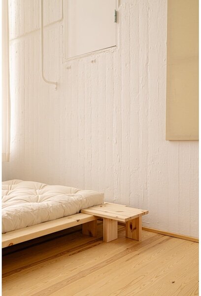 Hnědý noční stolek z borovicového dřeva Japan – Karup Design