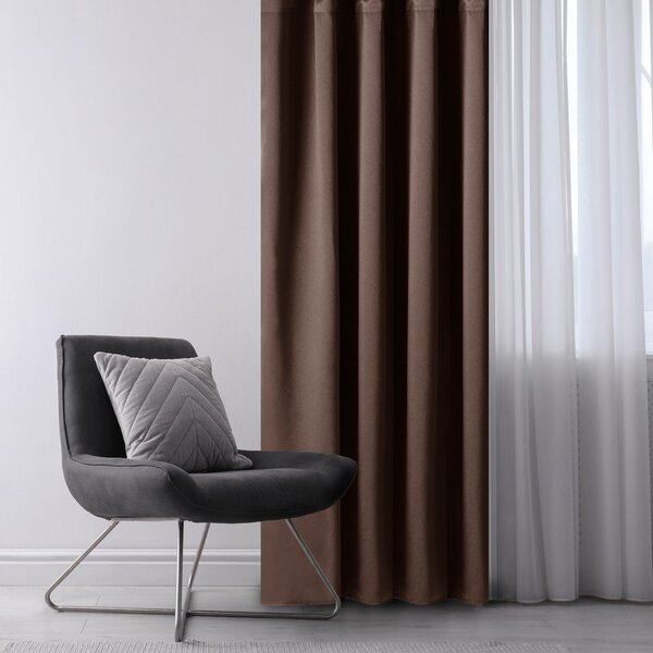 Hnědý dimout závěs 140x175 cm Kierra – Restilo