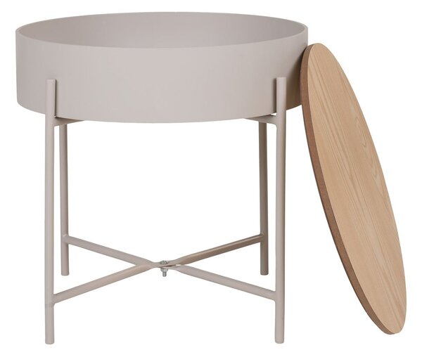 Kovový kulatý odkládací stolek ø 40 cm Sisco – House Nordic