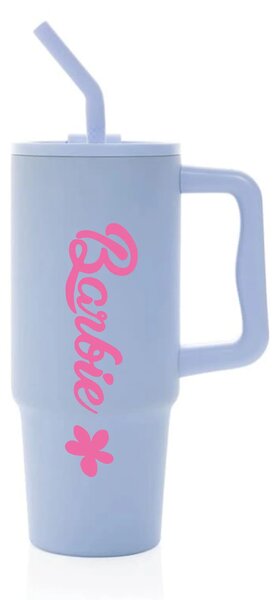 BARBIE - světle modrý cestovní termohrnek 900 ml