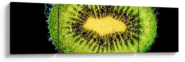 Obraz - detail kiwi ve vodě (170x50 cm)