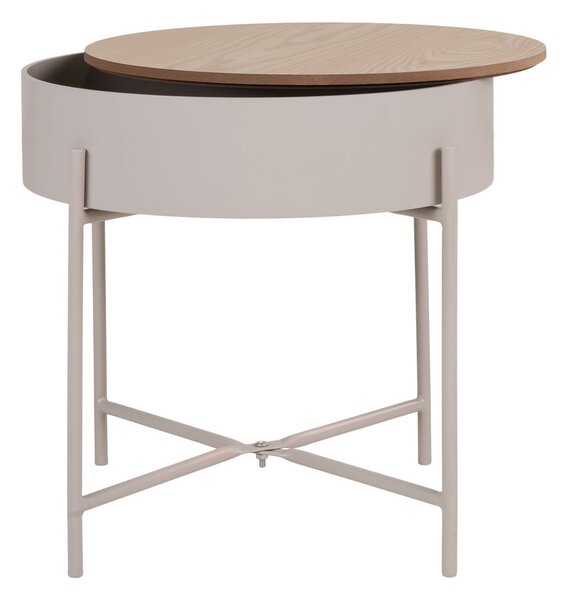 Kovový kulatý odkládací stolek ø 40 cm Sisco – House Nordic