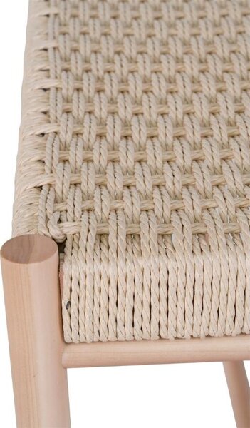 Nordic Living Dřevěná lavice Livia 80 cm