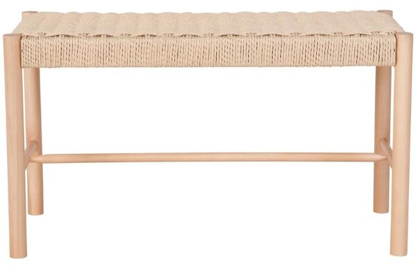 Nordic Living Dřevěná lavice Livia 80 cm