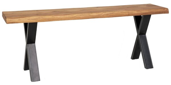 Nordic Living Masivní dubová lavice Tolon 120 cm