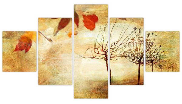 Obraz - Podzimní nálada (125x70 cm)