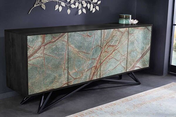 Designová komoda Quillon 175 cm přírodní kámen