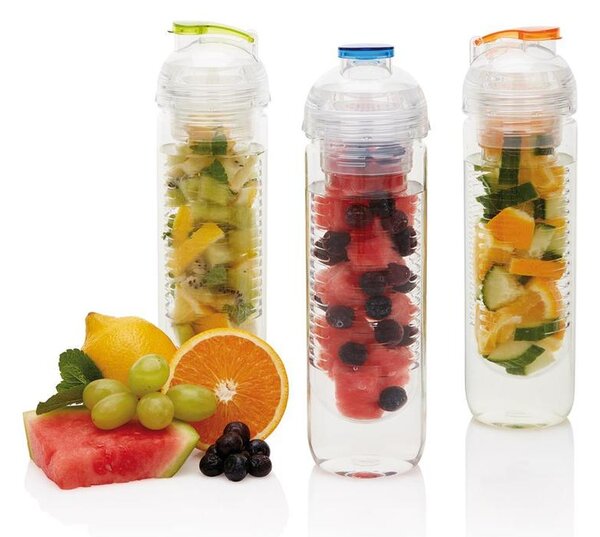 Láhev na vodu a ovoce Bikini Body, 500ml, XD Design, modrá