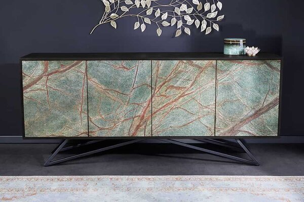 Designová komoda Quillon 175 cm přírodní kámen