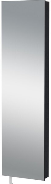 Antracitová předsíňová skříňka 50x195x18 cm Rotary – Germania