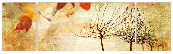 Obraz - Podzimní nálada (170x50 cm)