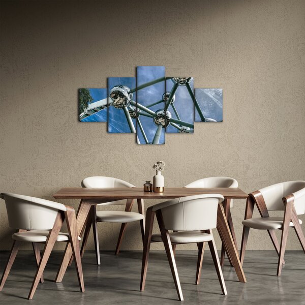 Obraz - atomium v Bruselu (125x70 cm)