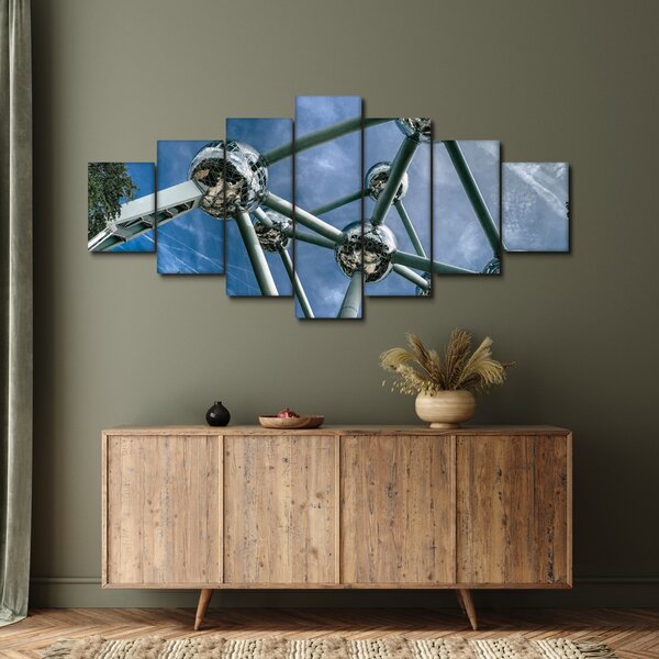 Obraz - atomium v Bruselu (210x100 cm)