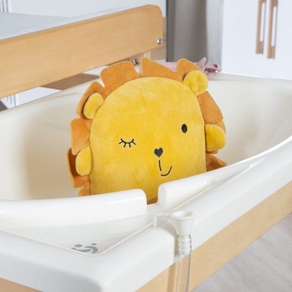 Přebalovací pult v dekoru břízy v bílo-přírodní barvě Baby Pool – Roba