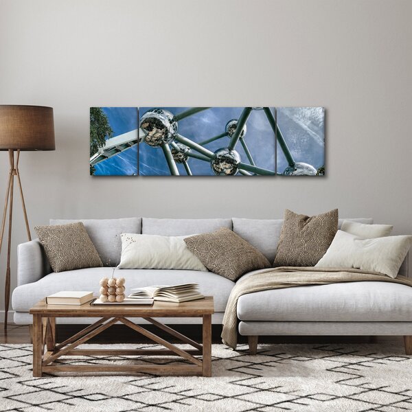 Obraz - atomium v Bruselu (170x50 cm)