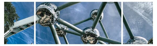 Obraz - atomium v Bruselu (170x50 cm)